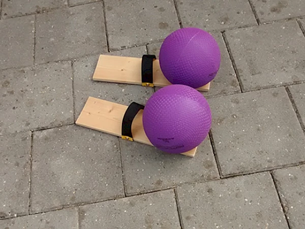 Lange teen dribbel